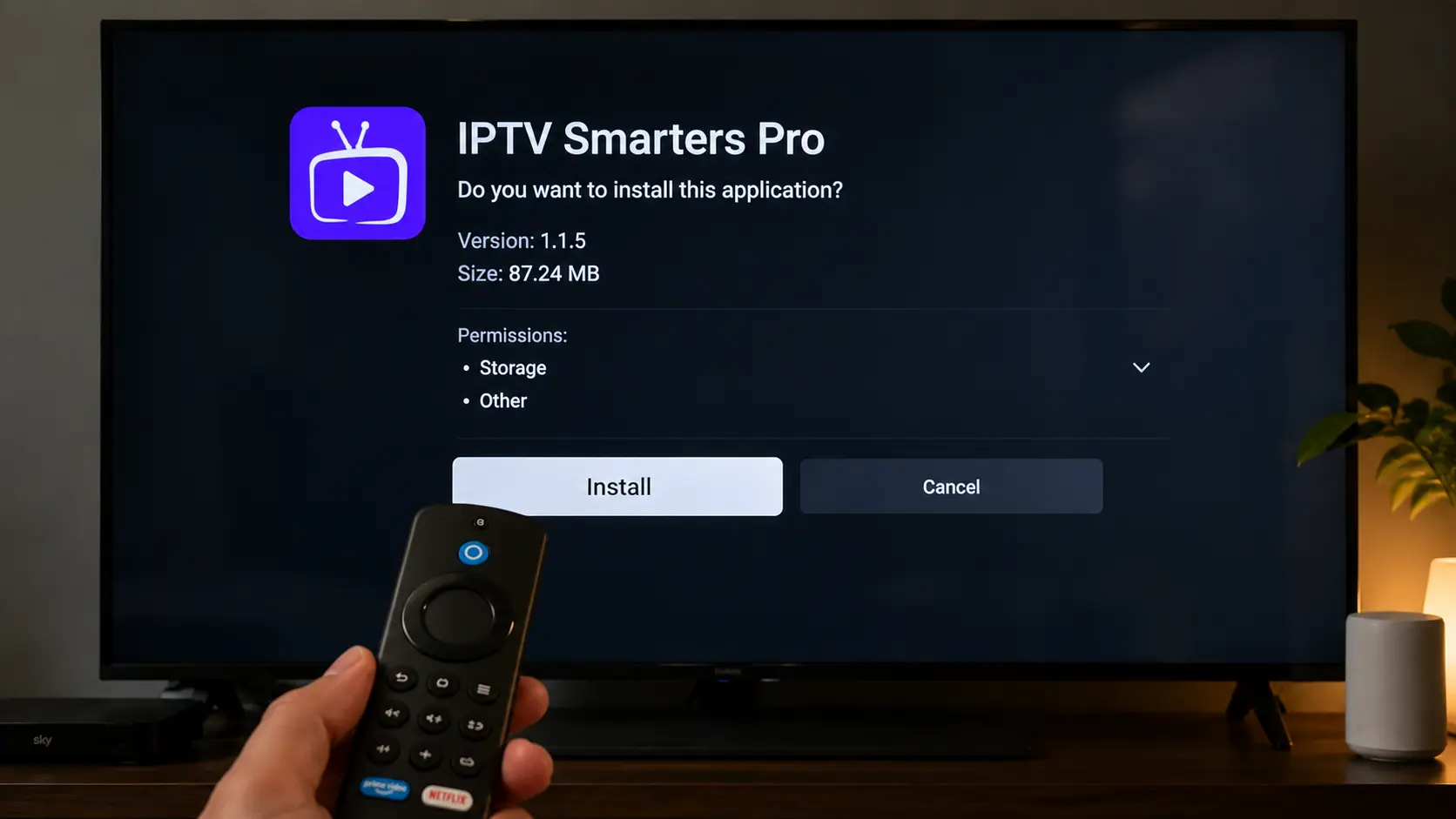 Installing IPTV Smarters Pro on Firestick