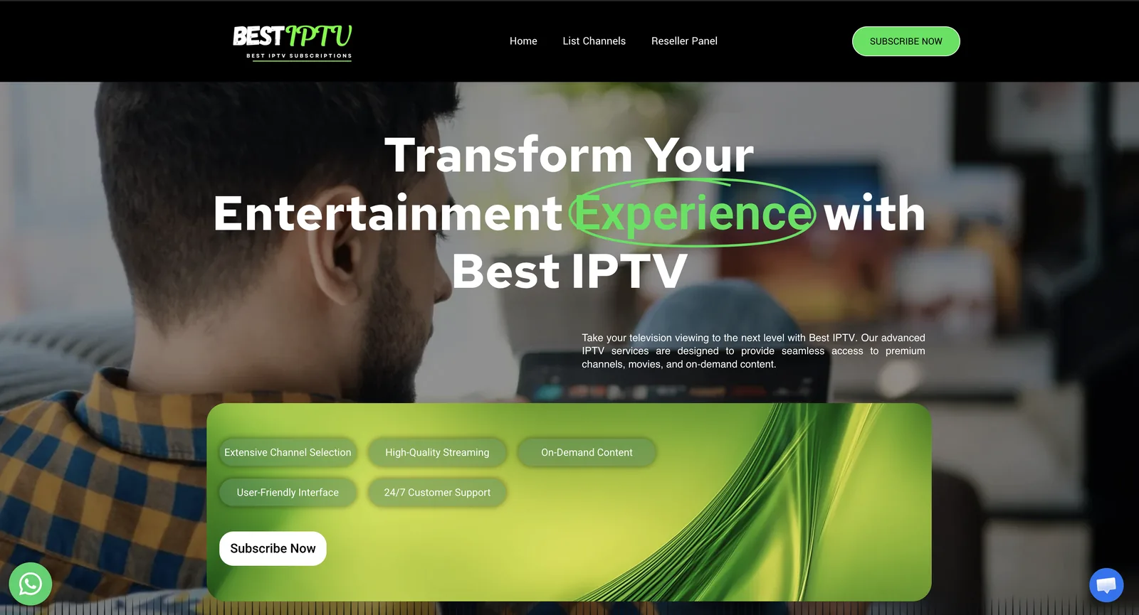 Best IPTV homepage — IPTV service Australia