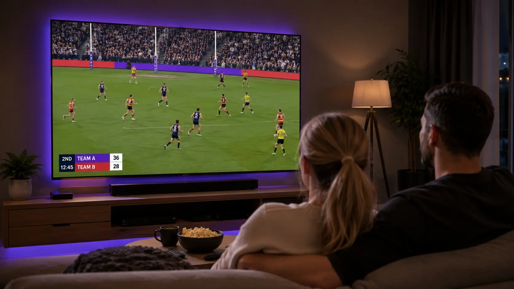Watch AFL live on a TV in Australia with IPTV